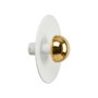 Opviq Node - 16150 - A Lámpara de Pared Blanco y Dorado